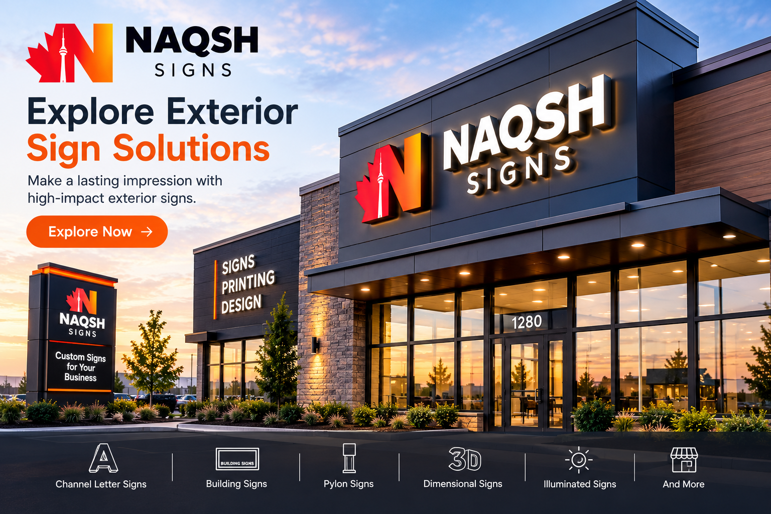 Explore Exterior Sign Options
